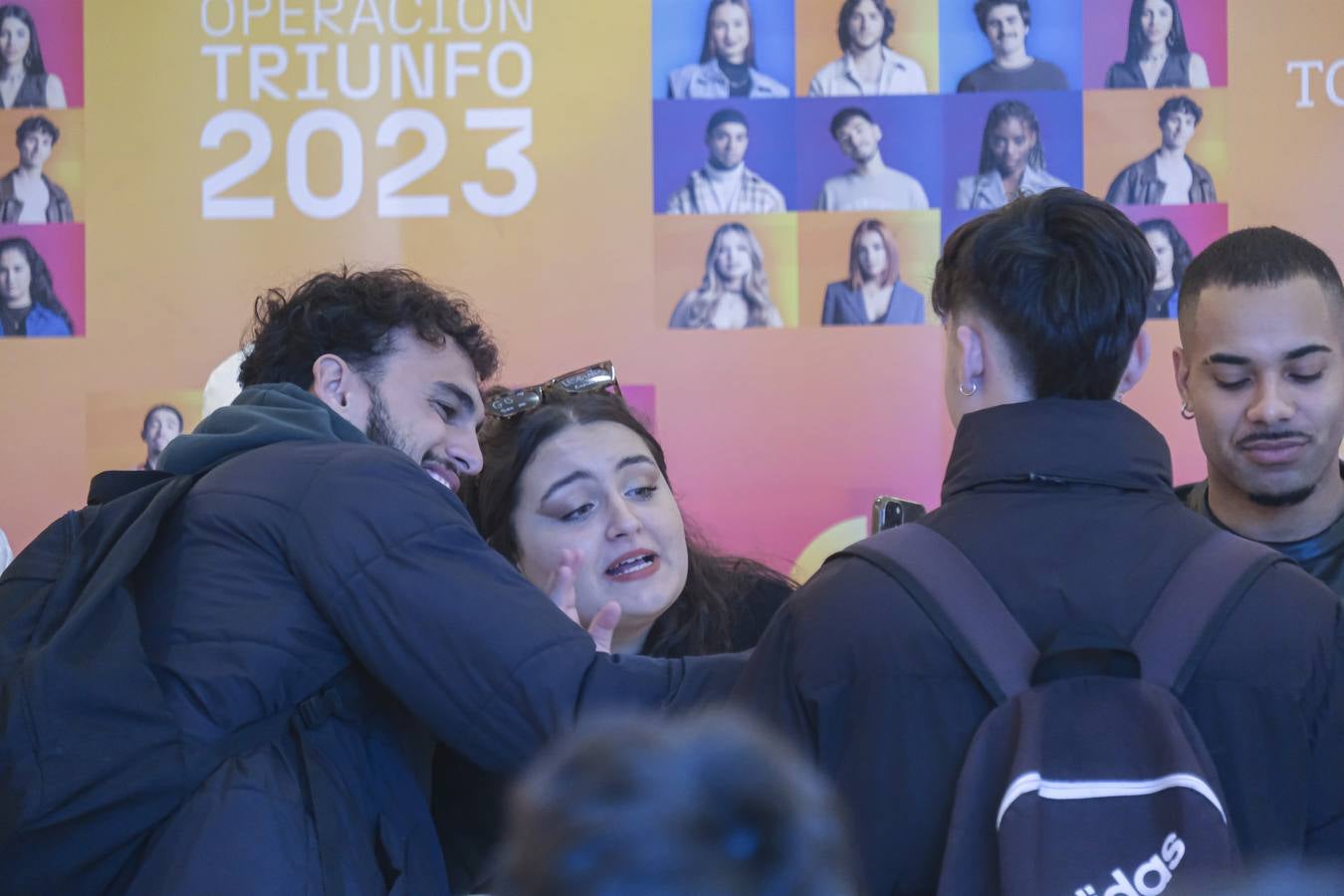 Firma de discos de los concursantes de Operación Triunfo 2023