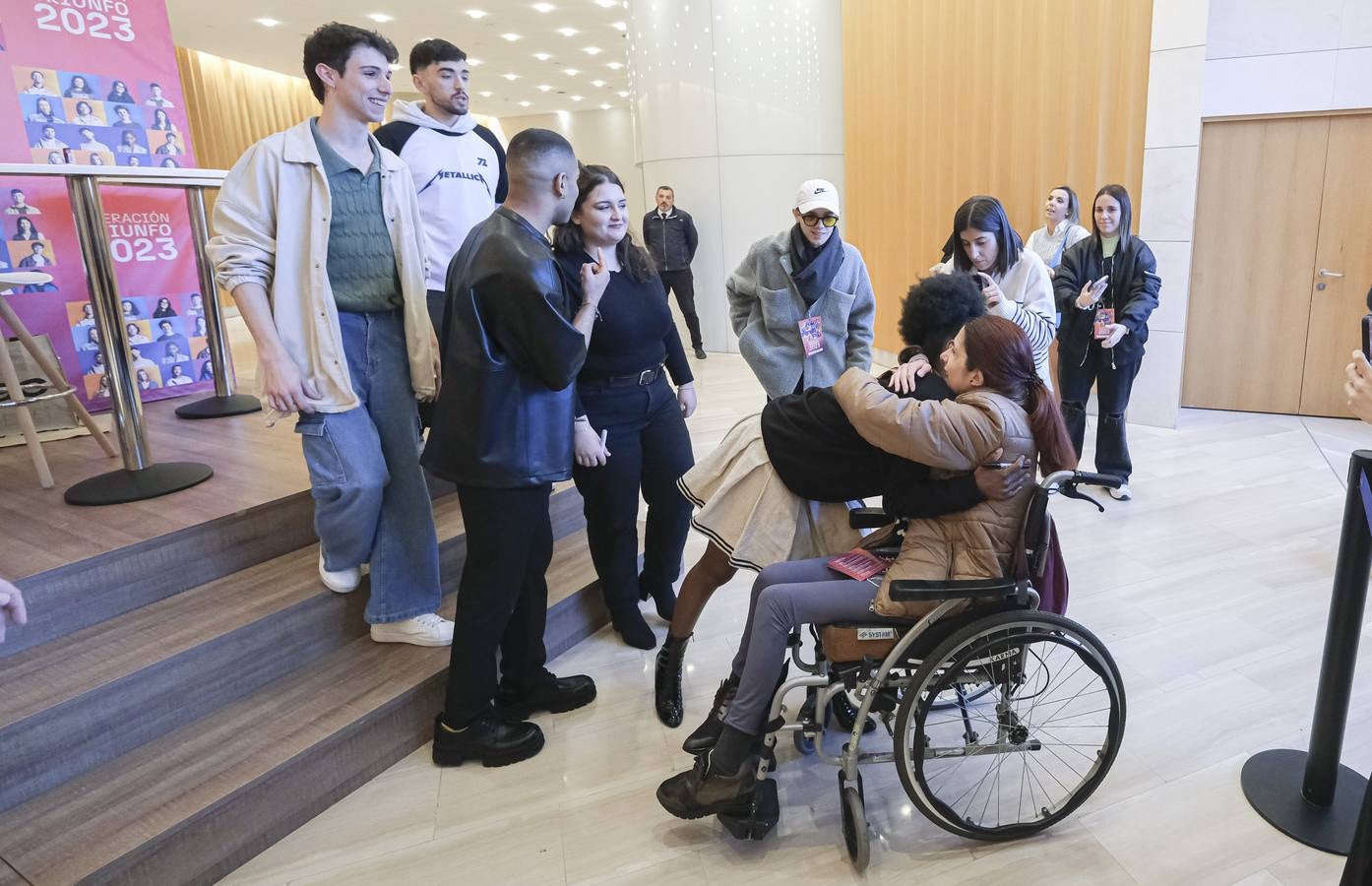 Firma de discos de los concursantes de Operación Triunfo 2023