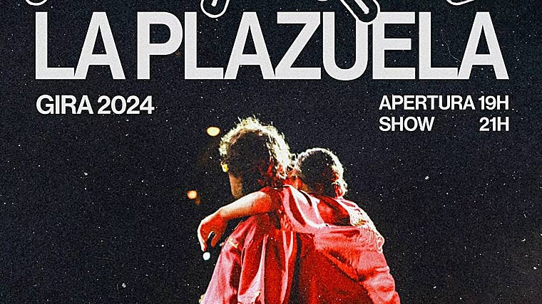 Cartel del concierto de 'La Plazuela'