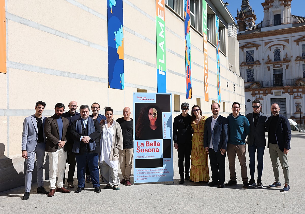 Elenco artístico de 'La bella Susona', que se estrena el próximo día 13