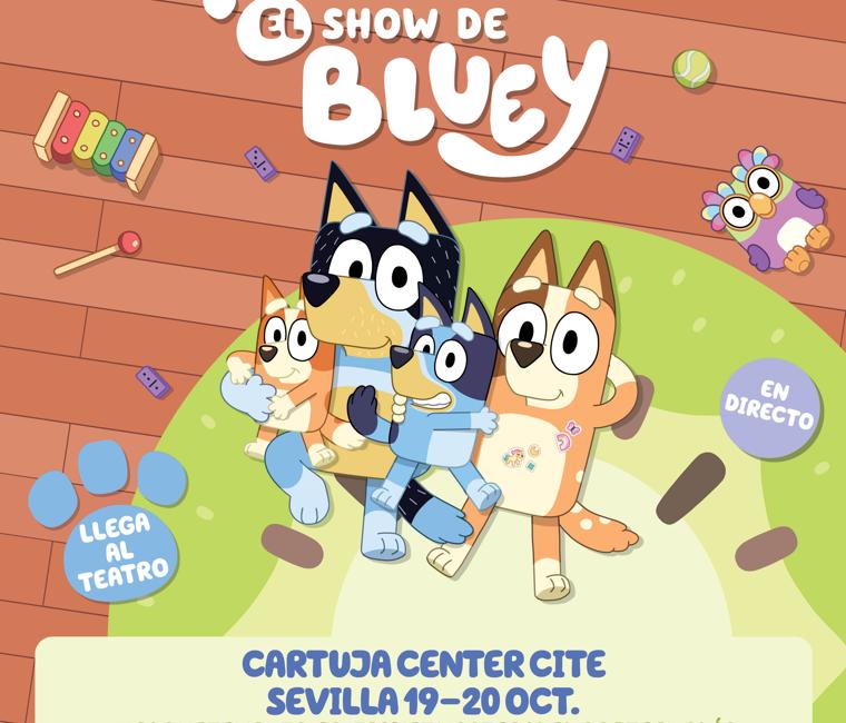 &#039;Bluey&#039;, la serie de animación que entusiasma a niños y padres, llega al teatro en Sevilla