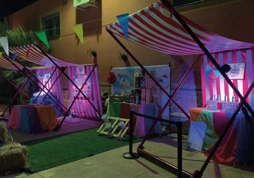 Miniferias para comuniones en Sevilla con atracciones e incluso DJ: así es la última moda para los niños