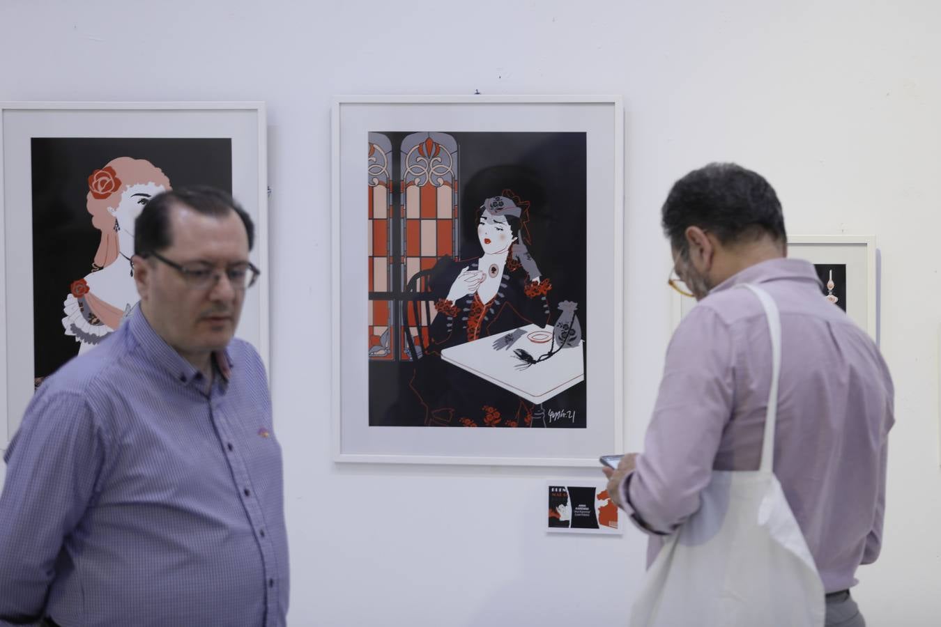 Presentación de la exposición de Teresa Guzmán en el Ateneo de Sevilla 