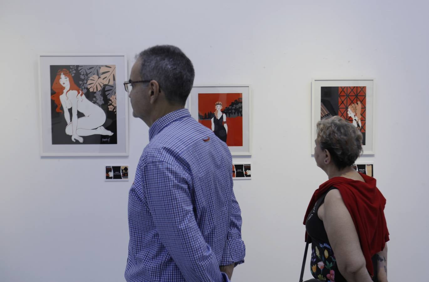 Presentación de la exposición de Teresa Guzmán en el Ateneo de Sevilla 