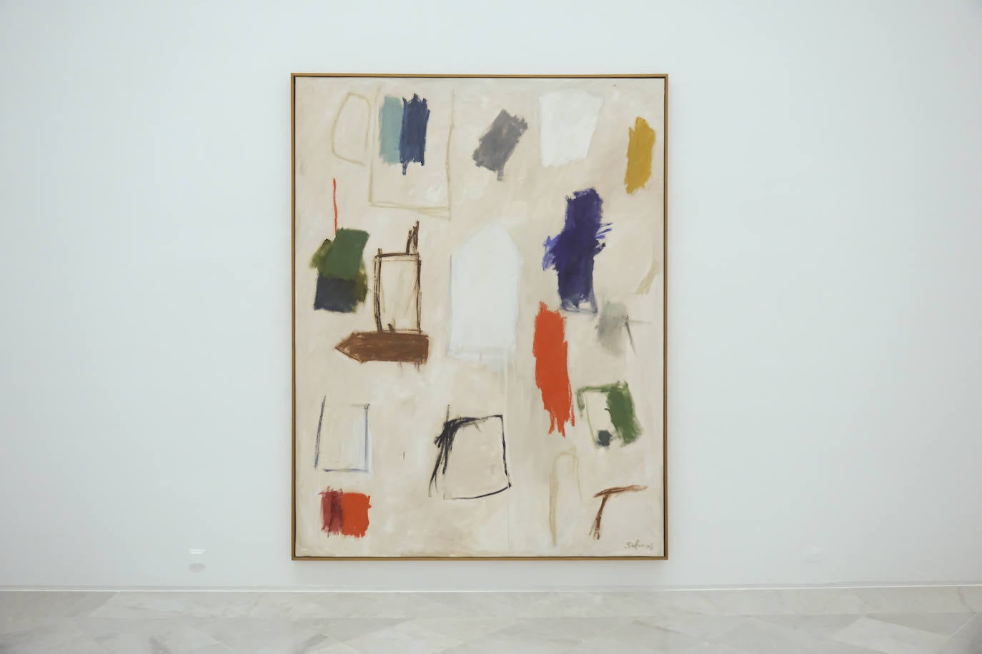 La exposición 'Abstracto estricto' de Manuel Salinas, en el Centro Andaluz de Arte Contemporáneo