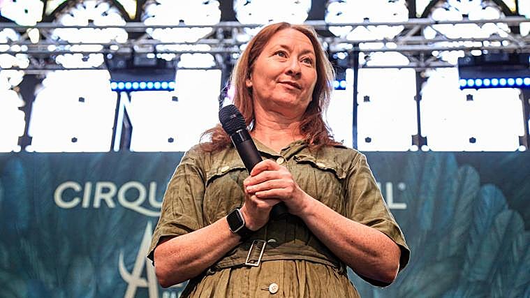 La directora artística de 'Alegría', Rachel Lancaster