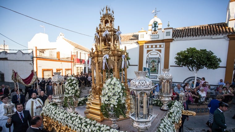 La localidad de La Puebla del Río celebra con gran intensidad la festividad del Corpus Christi