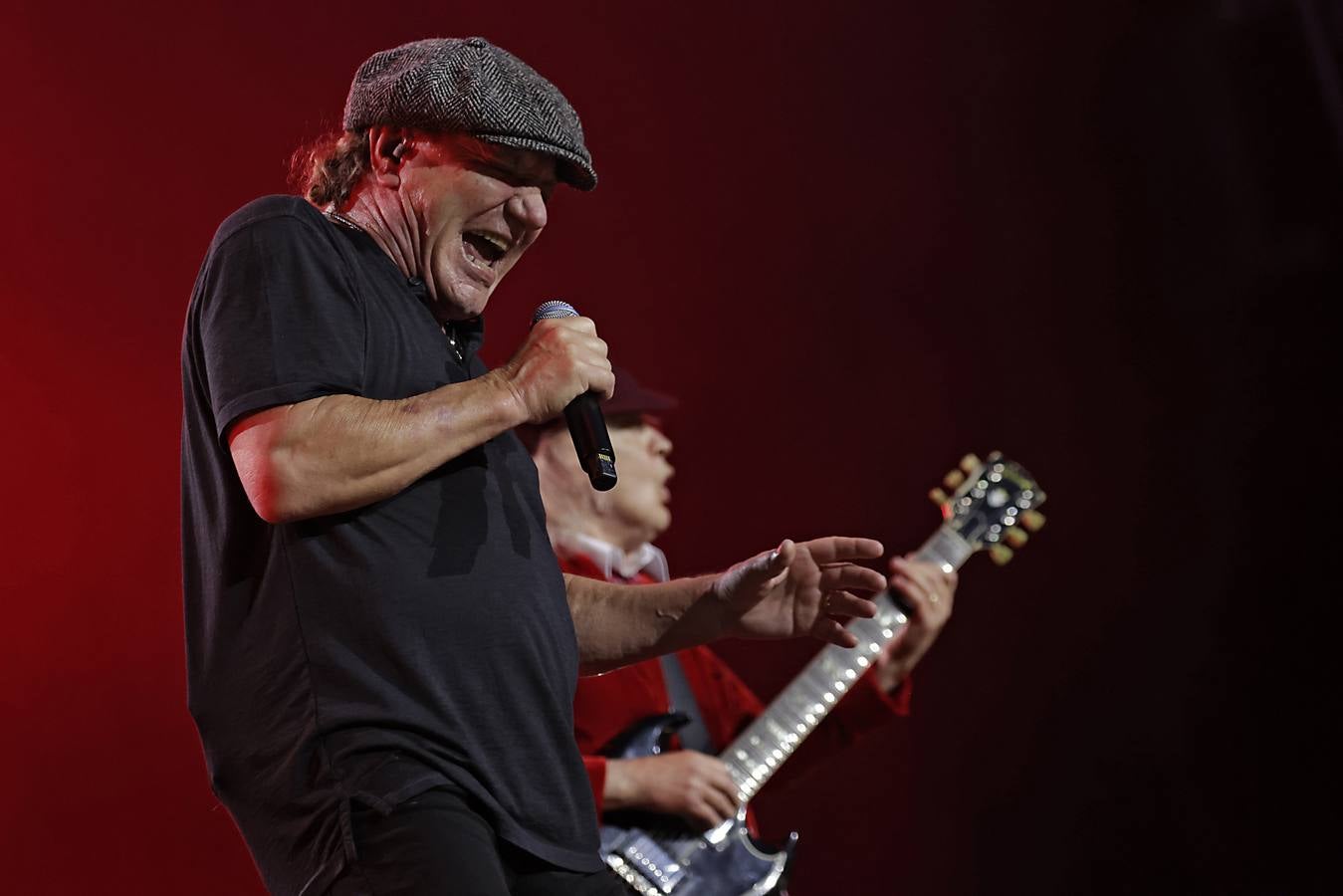 Un momento del concierto de AC/DC en el Estadio La Cartuja de Sevilla