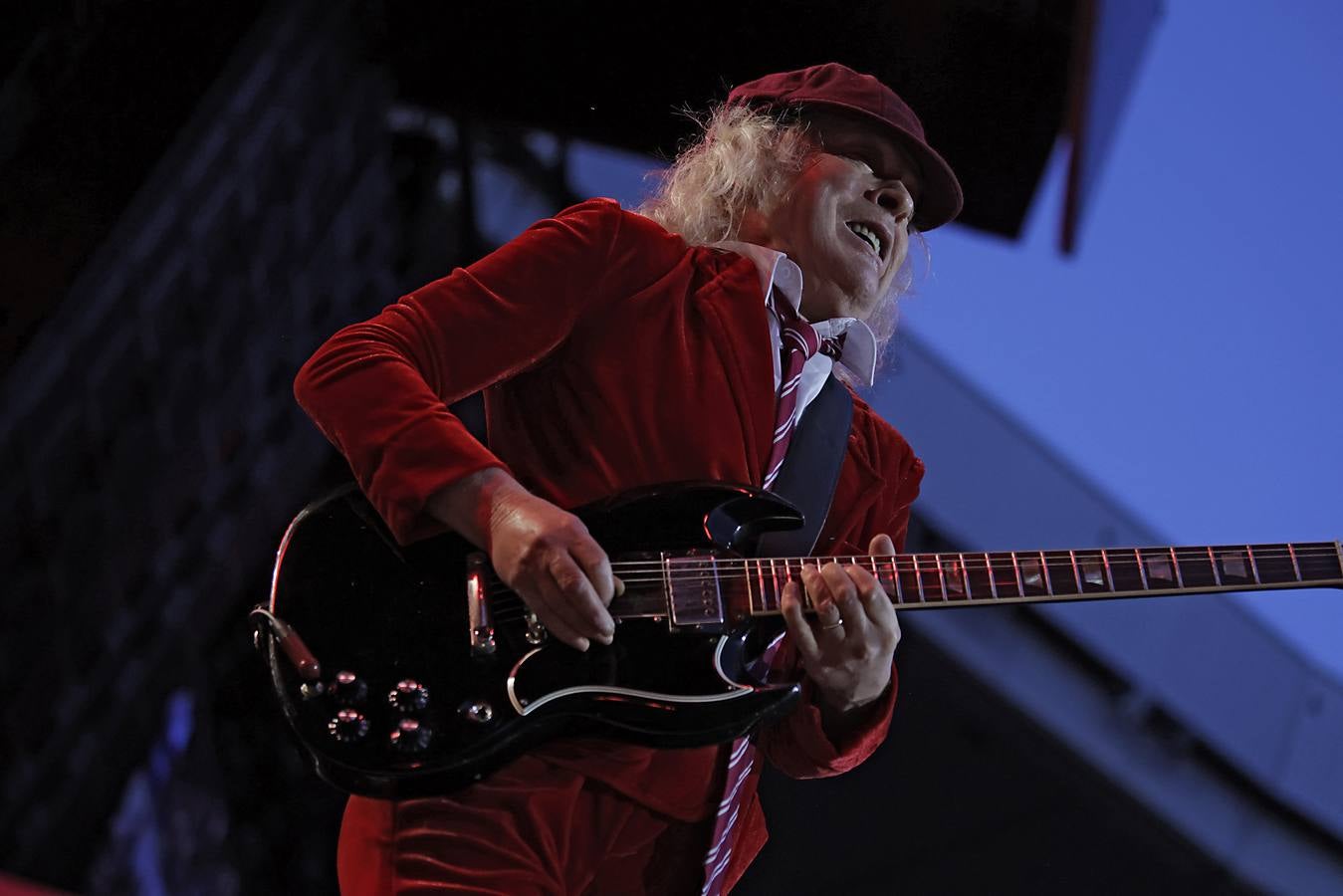 Un momento del concierto de AC/DC en el Estadio La Cartuja de Sevilla