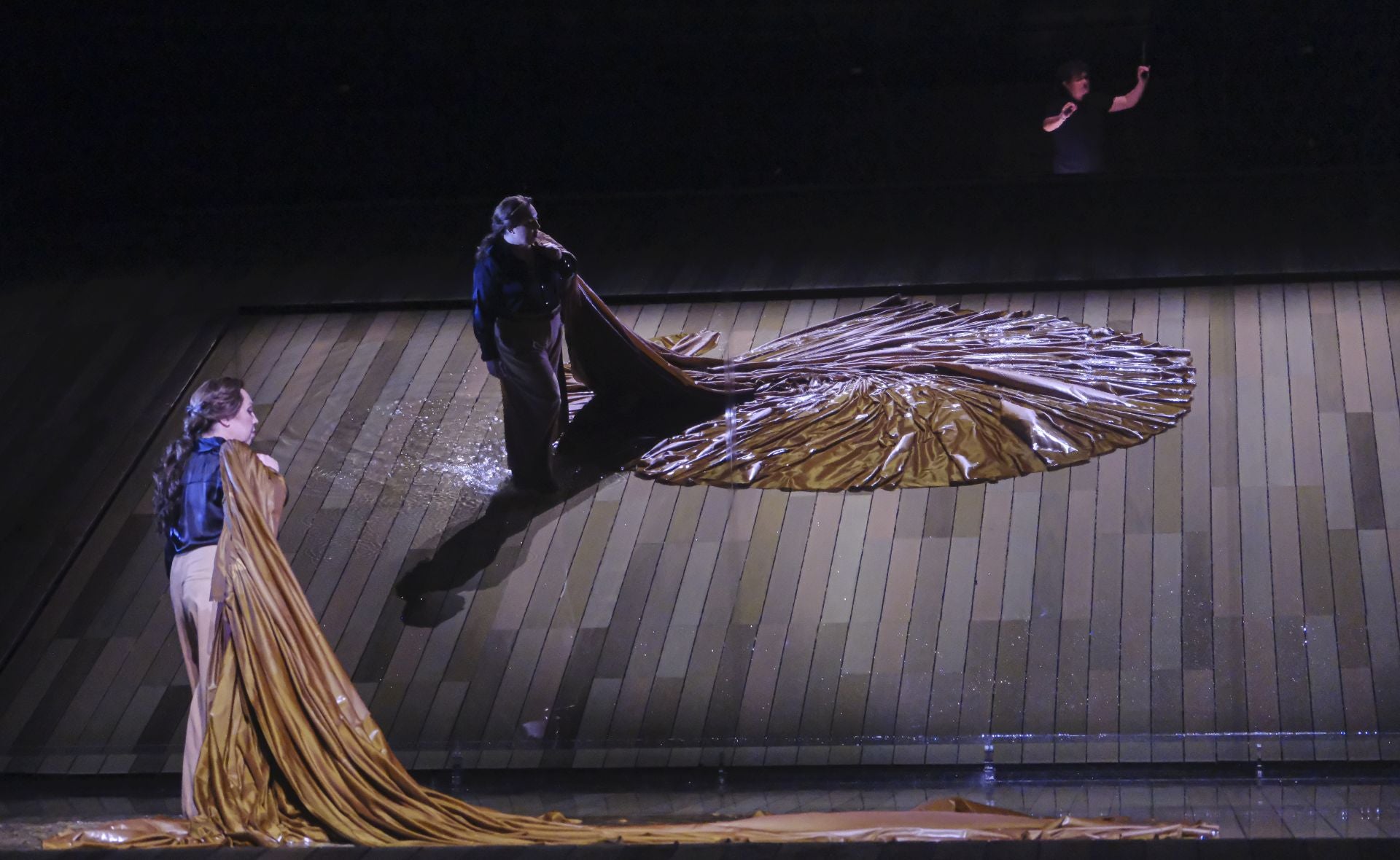 Ensayo de la ópera 'Nabucco' en el teatro de la Maestranza de Sevilla 