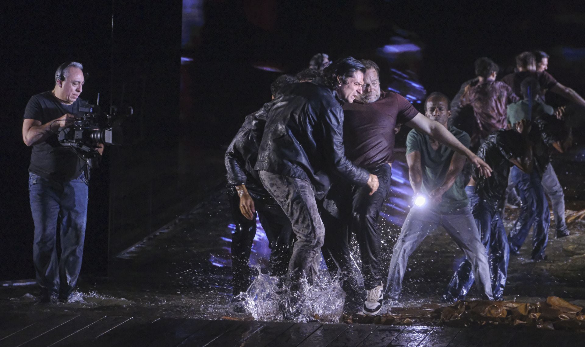 Ensayo de la ópera 'Nabucco' en el teatro de la Maestranza de Sevilla 
