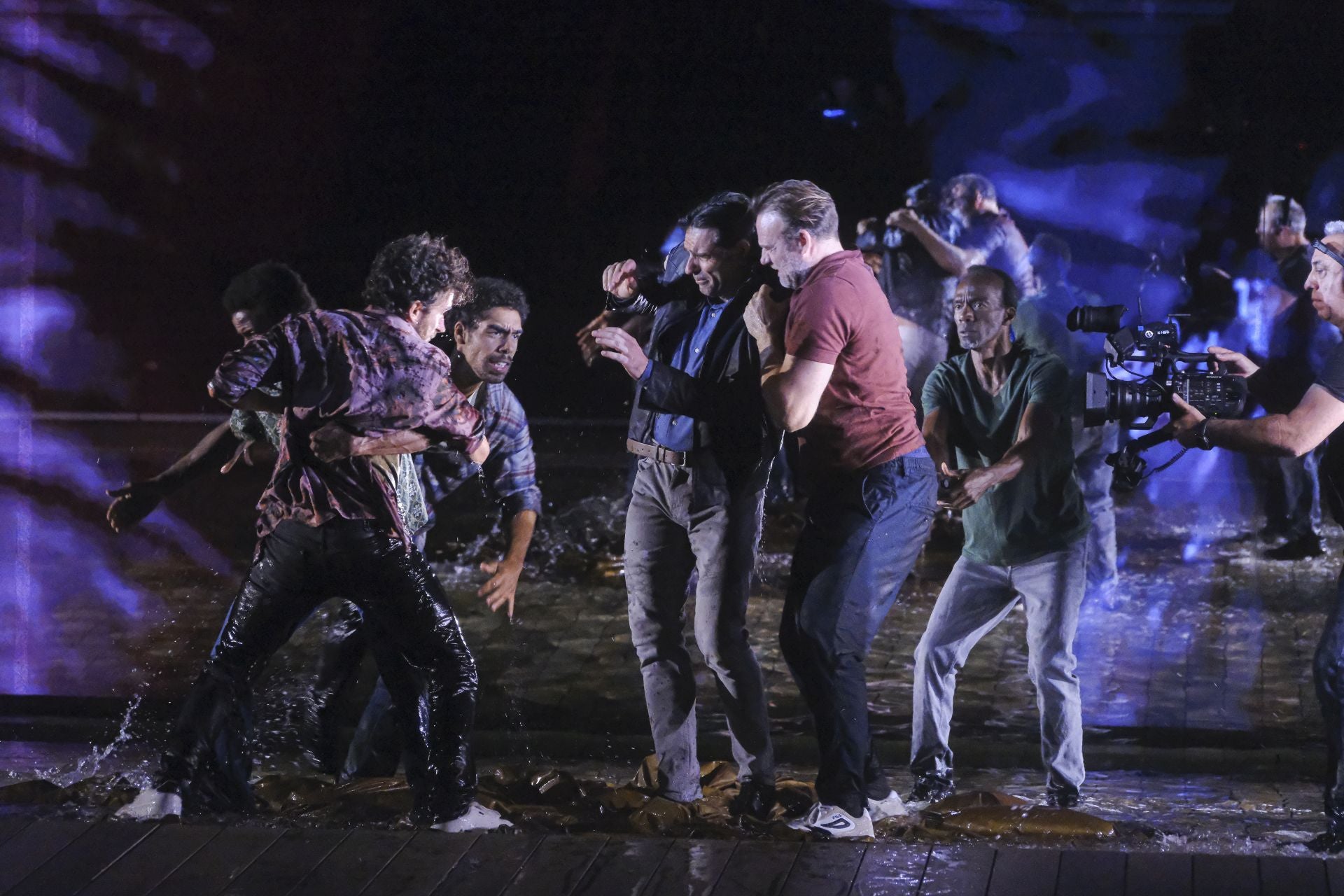 Ensayo de la ópera 'Nabucco' en el teatro de la Maestranza de Sevilla 