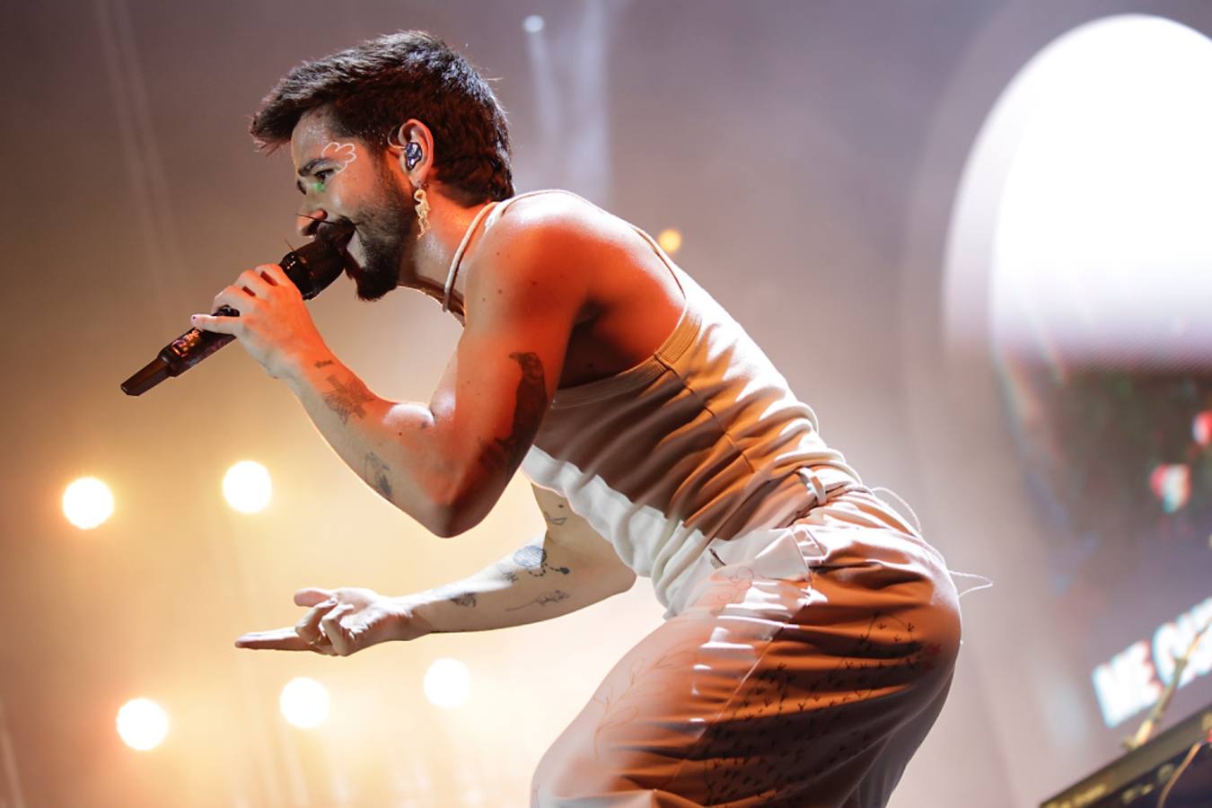 Actuación de Camilo en el Estadio de la Cartuja