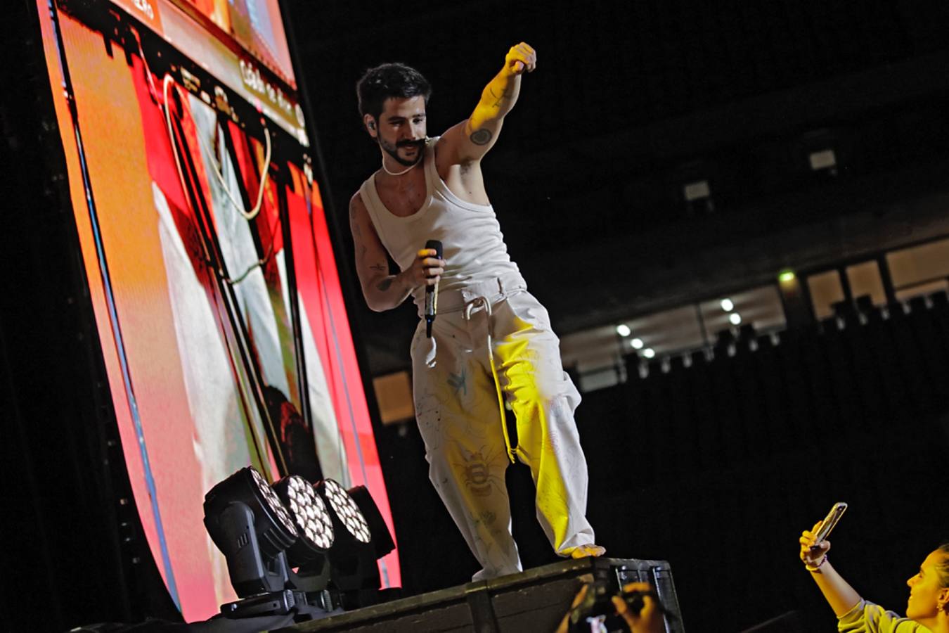 Actuación de Camilo en el Estadio de la Cartuja