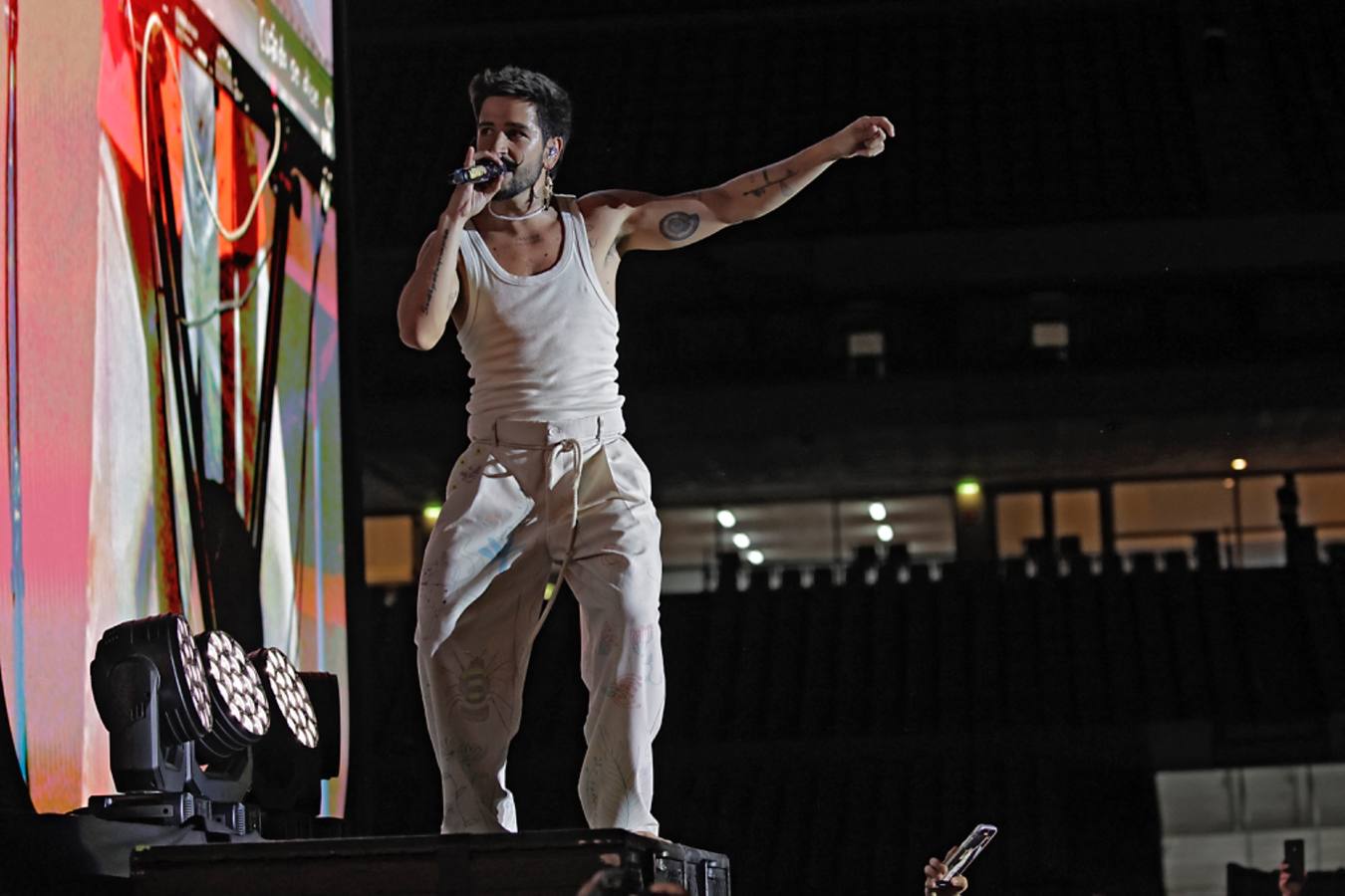 Actuación de Camilo en el Estadio de la Cartuja