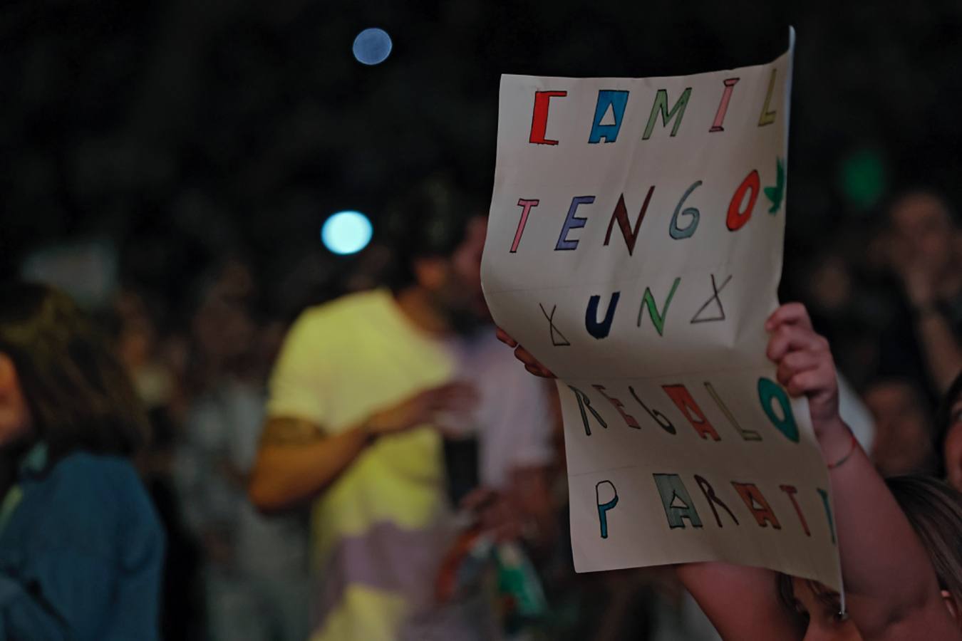 Actuación de Camilo en el Estadio de la Cartuja