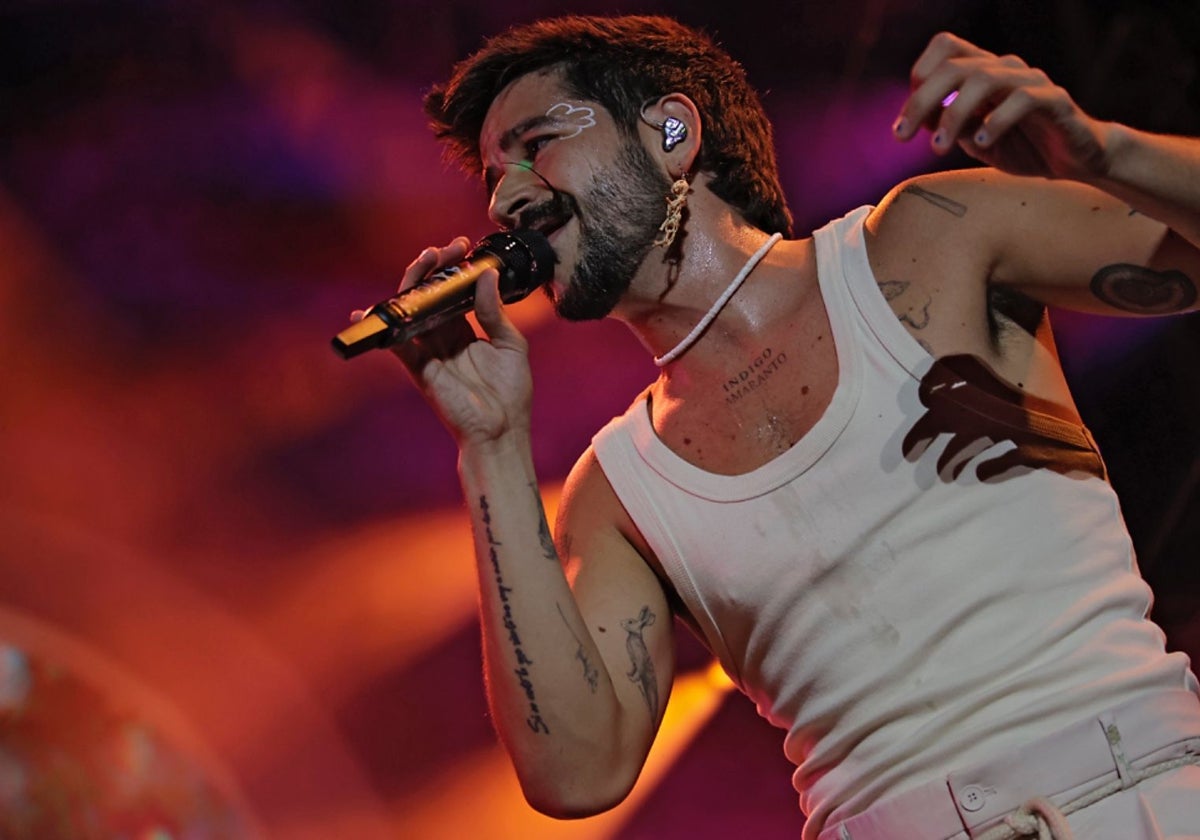 Camilo durante su concierto en Sevilla