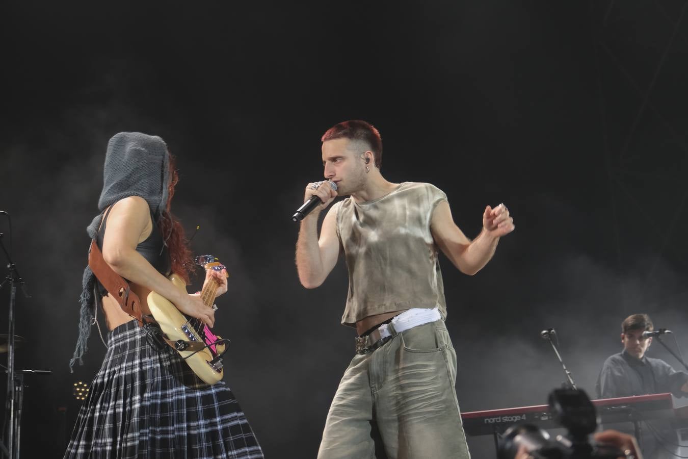 La actuación de Wos levantó una gran expectación entre los fans del rapero