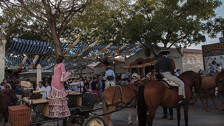 Ambiente en la Feria de Estepa