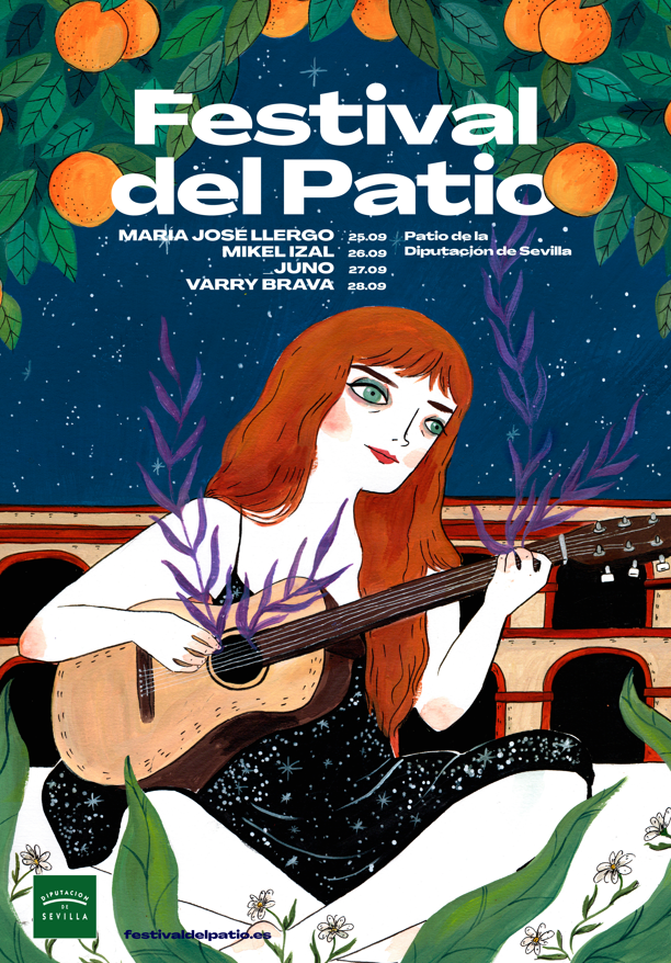 Cartel 'Festival del Patio' Sevilla