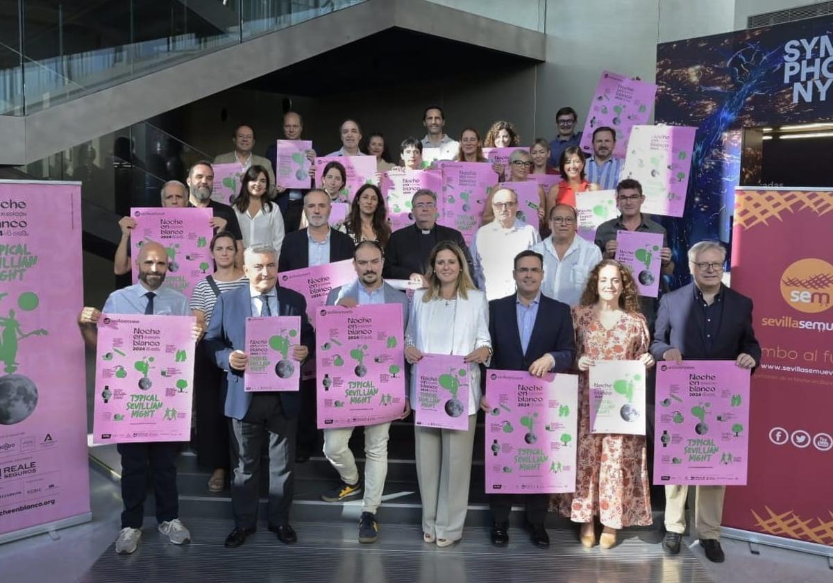 Presentación en CaixaForum de la XI Noche en Blanco de Sevilla, que se celebra el 4 de octubre