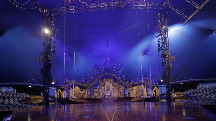 Escenario del espectáculo 'Alegría'