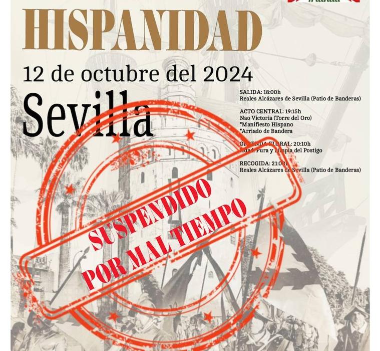 Cancelado el desfile de la Hispanidad del Tercio de Olivares en Sevilla