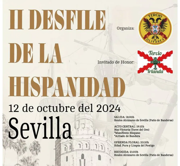 Los Tercios visitan Sevilla este sábado: así será el desfile de la Hipanidad