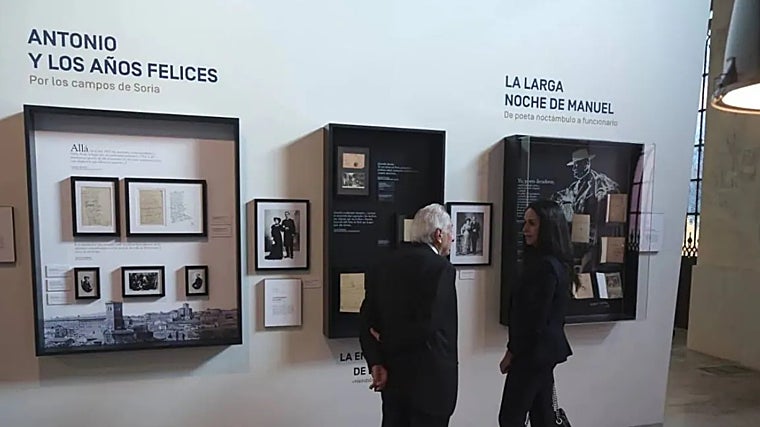 En esta muestra se concentran muchos de los recuerdos de familia que se conservan de los hermanos Machado