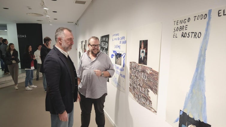 Arte y periodismo dialogan una muestra de Paco Pérez Valencia y Luis de Vega en el Colegio de Arquitectos de Sevilla