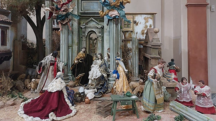 Belén napolitano del Palacio de Altamira