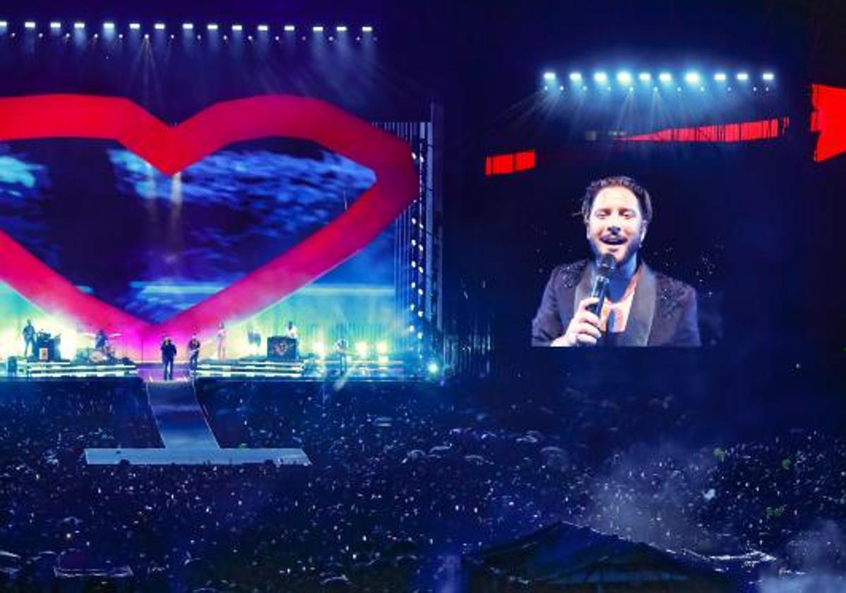 Concierto de Manuel Casrrasco en el estadio de la Cartuja en 2023