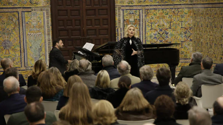 Concierto de Ainhoa Arteta en el Real Alcázar de Sevilla