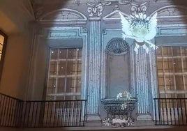 El mapping 'Revuelo en el museo' vuelve este fin de semana al Bellas Artes de Sevilla