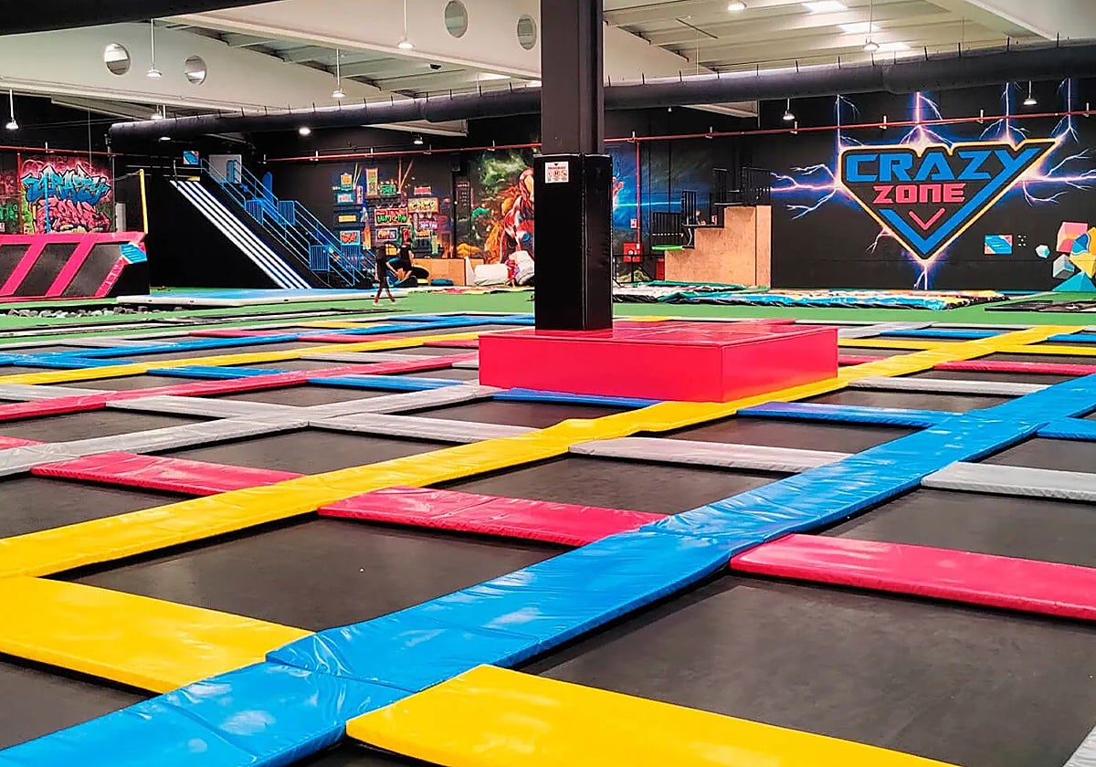 Las camas elásticas son uno de los puntos favoritos de los niños