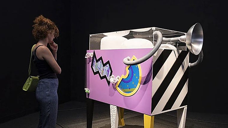 La orquesta de cartón es uno de los talleres que llegan a lo largo de este mes a las instalaciones del Caixaforum Sevilla