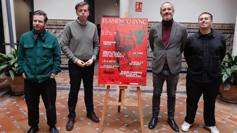 Remedios Amaya, Josemi Carmona y la Tana, en el Flamenco Sync de Sala X