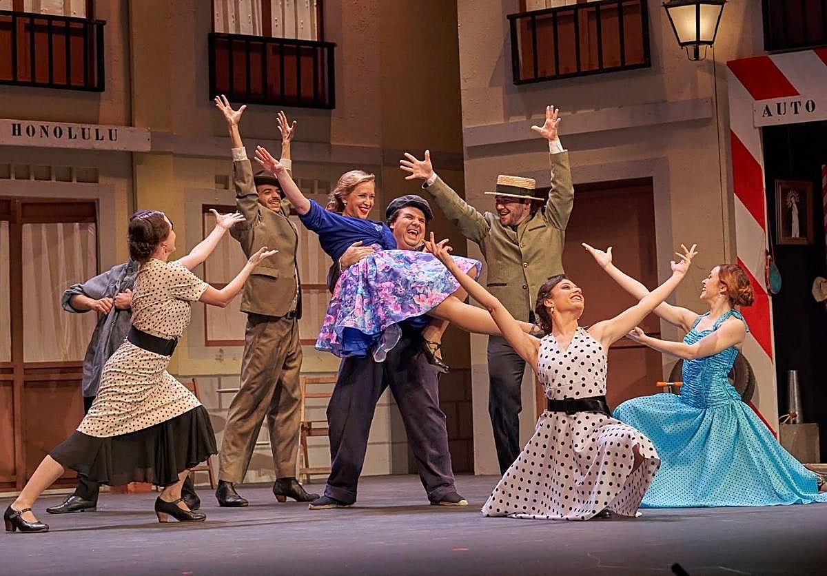 Una imagen de la zarzuela 'La del manojo de rosas'