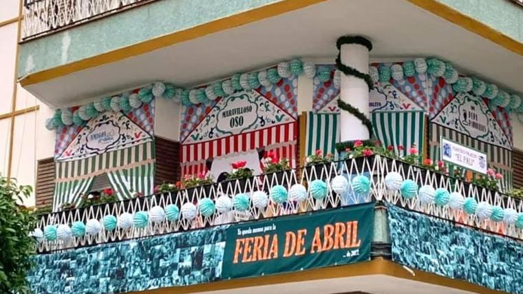 Balcón galardonado con el primer premio en el Concurso de Balcones 2021
