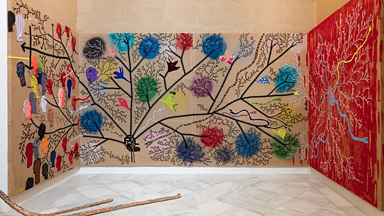 Una de las obras de la exposición