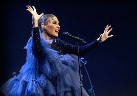 Laura Gallego presenta su espectáculo 'La última folclórica', que llegará a Cartuja Center de Sevilla el 18 de enero