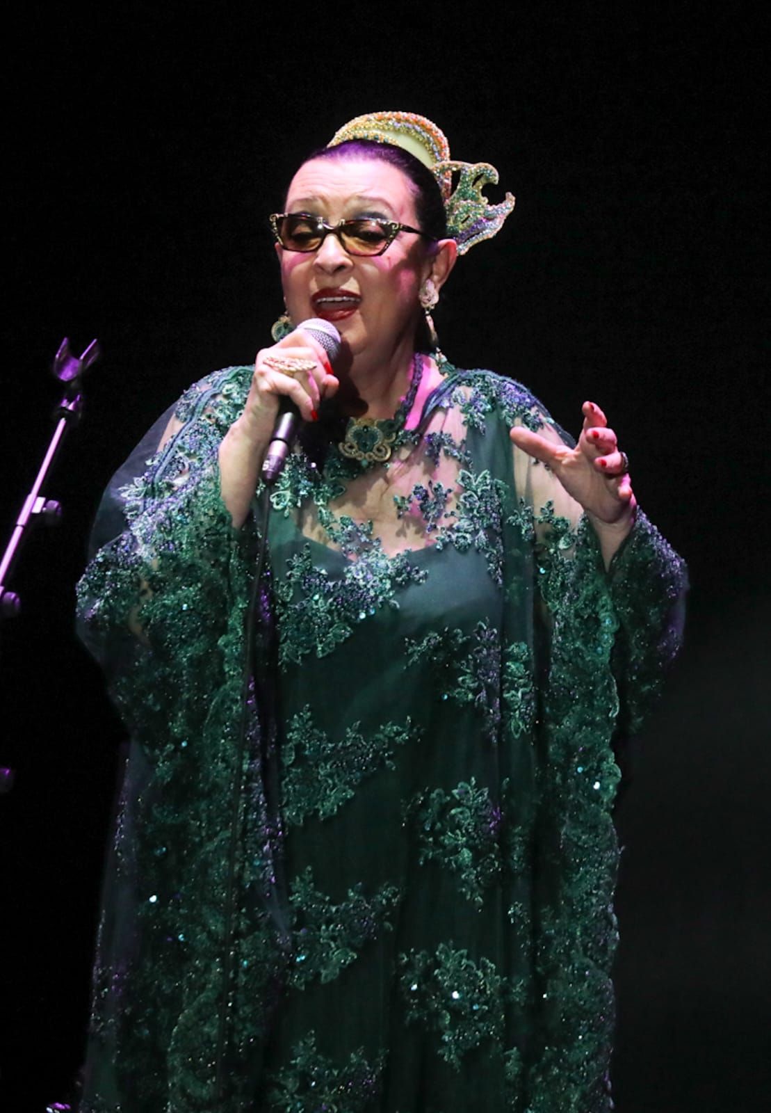 Un momento de la actuación este viernes de Martirio en el Cartuja Center