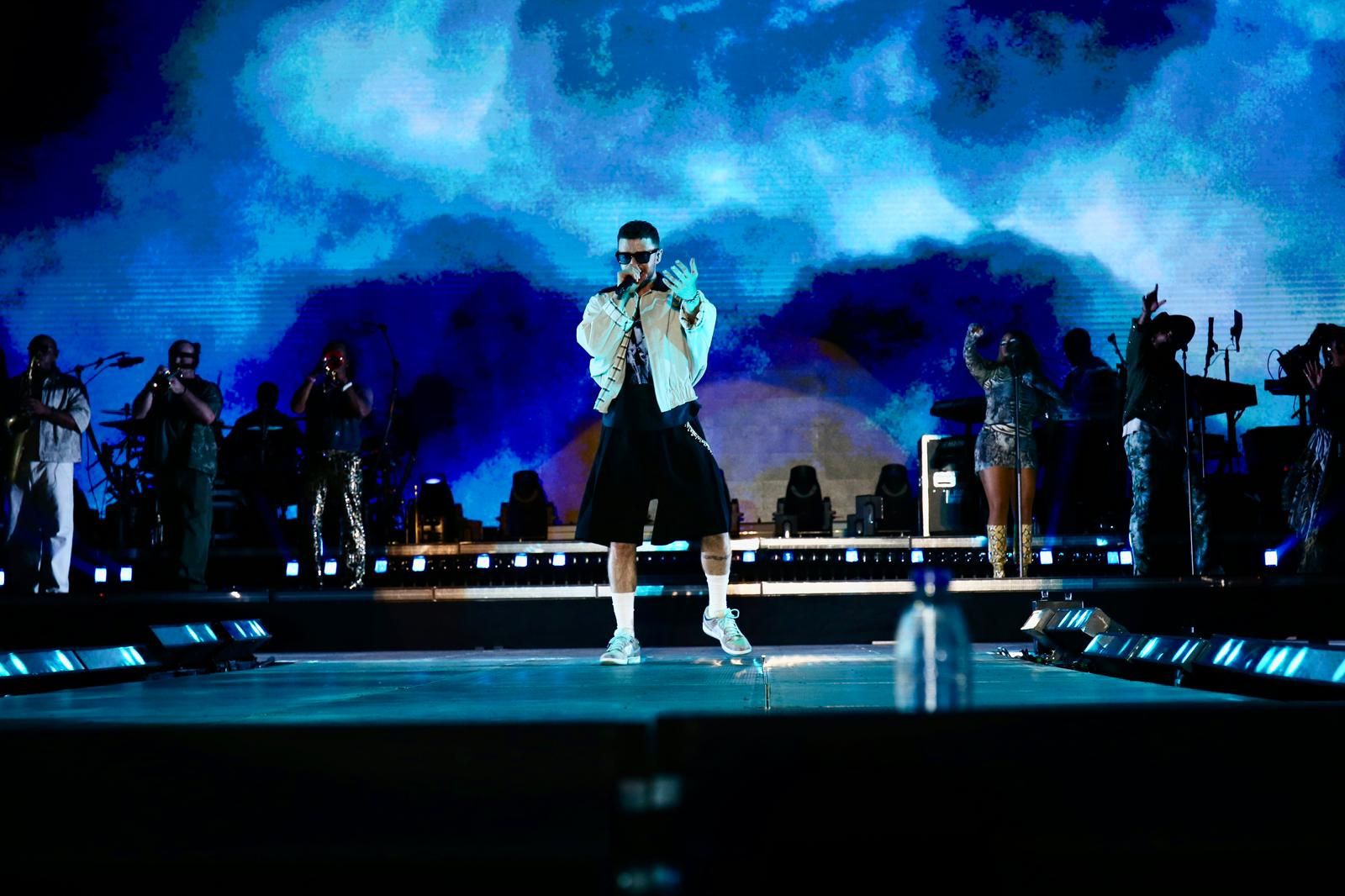 Un momento del concierto inaugural del Icónica Santalucía Sevilla Fest 2025, con Justin Timberlake 