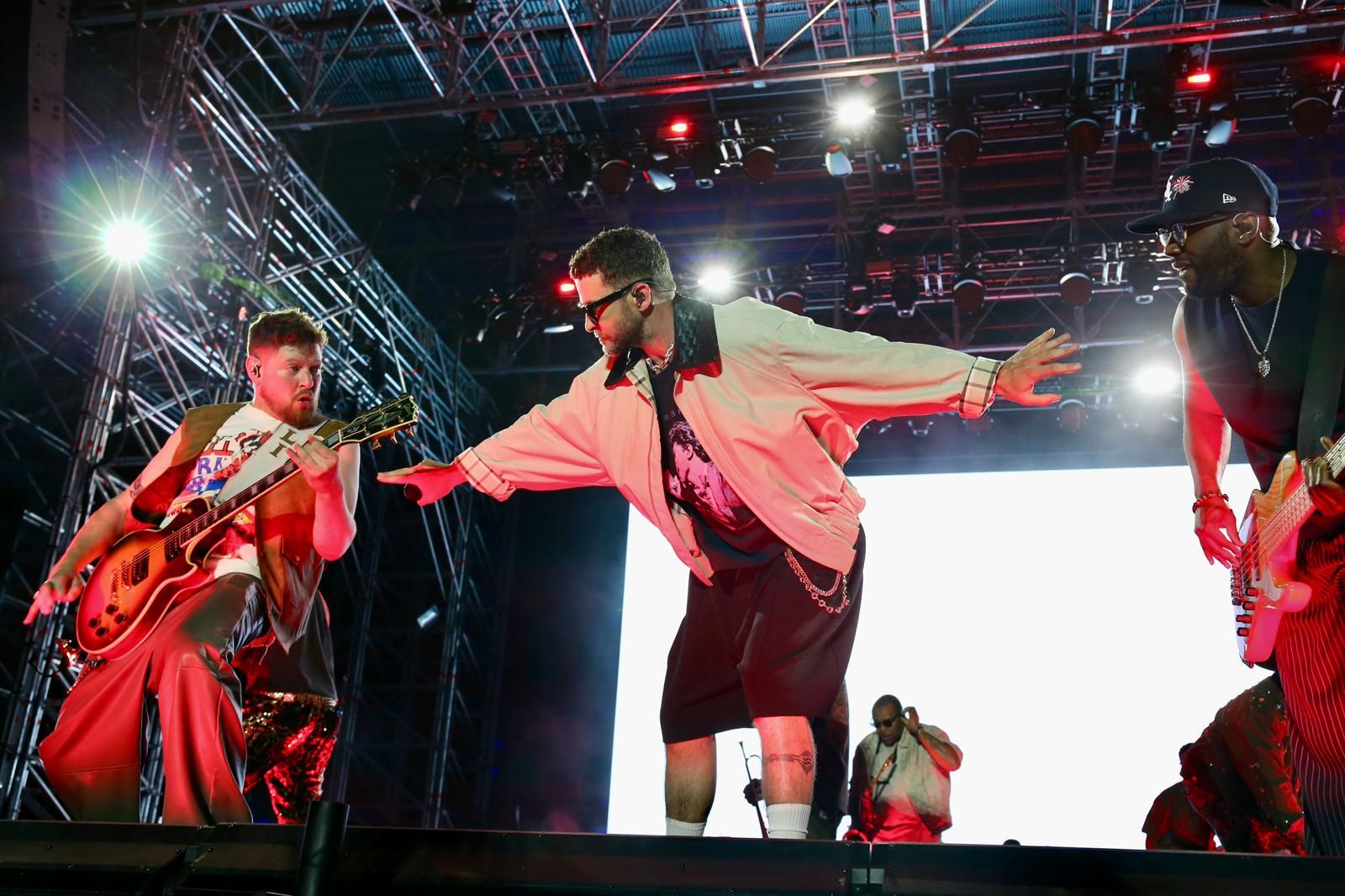 Un momento del concierto inaugural del Icónica Santalucía Sevilla Fest 2025, con Justin Timberlake 