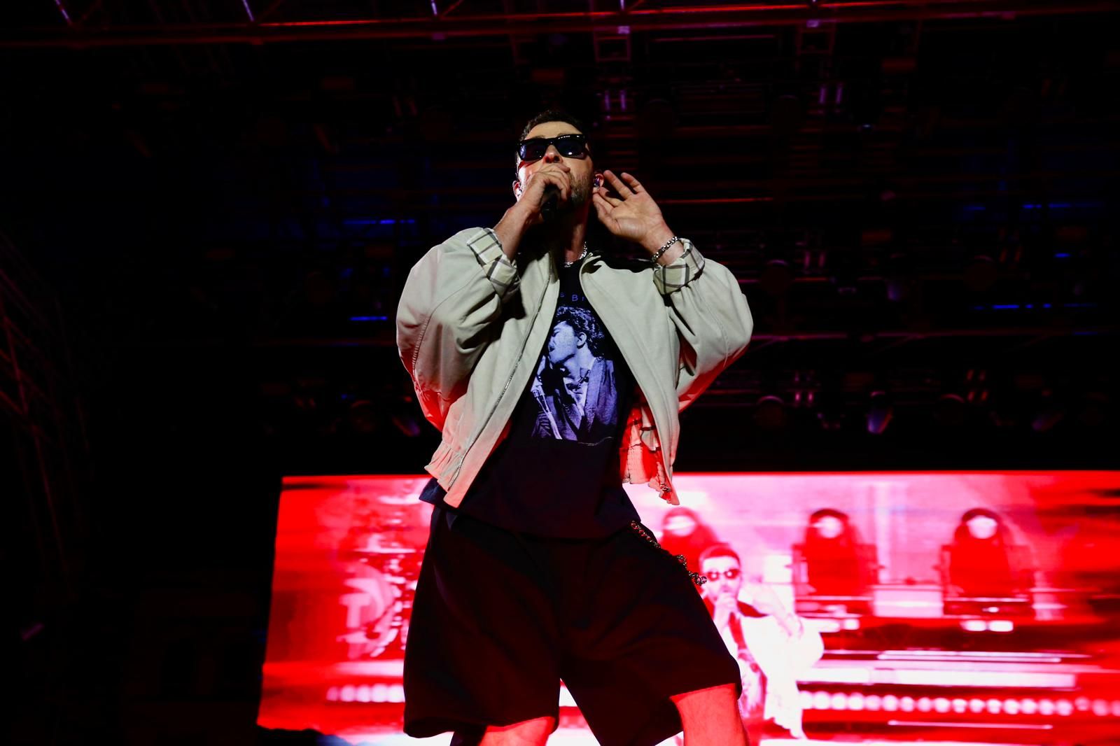 Un momento del concierto inaugural del Icónica Santalucía Sevilla Fest 2025, con Justin Timberlake 