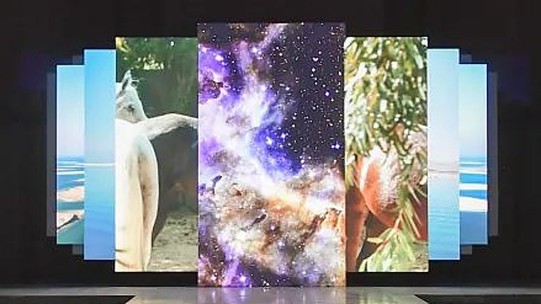 Instante de la exposicón