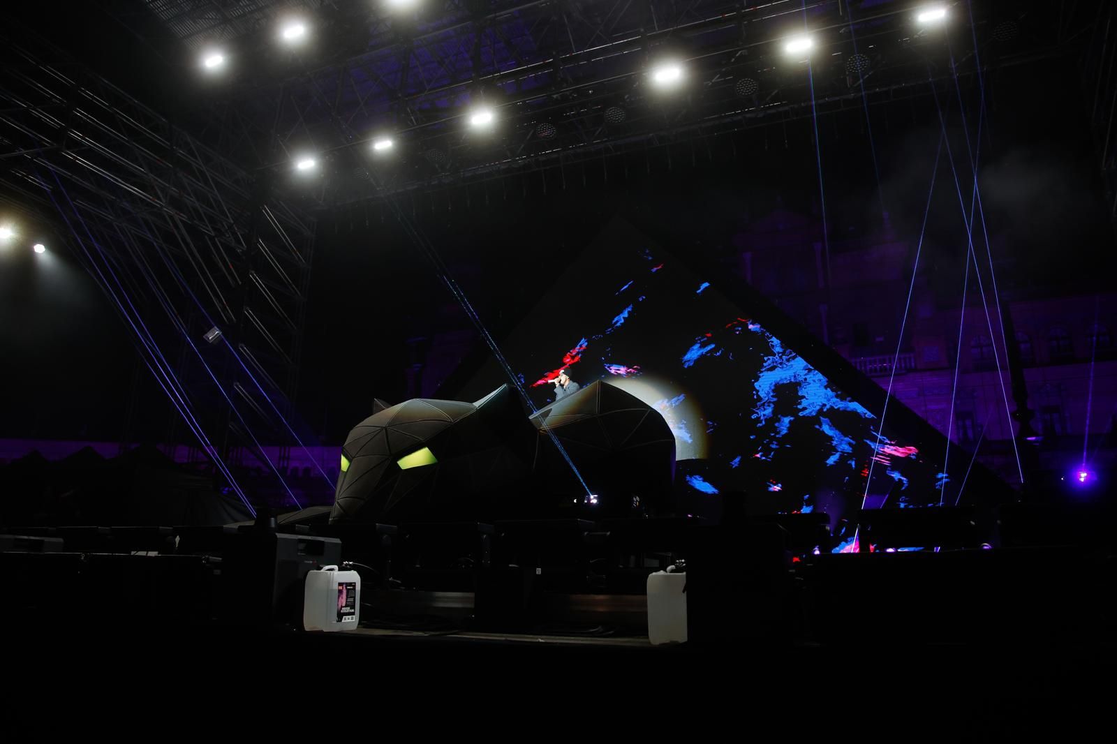 Concierto de Myke Towers, este miércoles en la Plaza de España