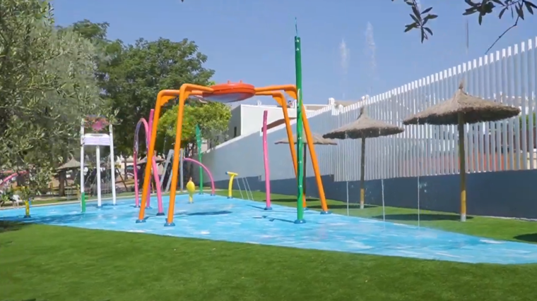 Fuentes y chorros del Parque Parlamento de Andalucía