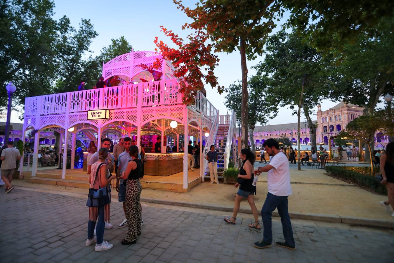 Ambiente previo al concierto de Los Caños