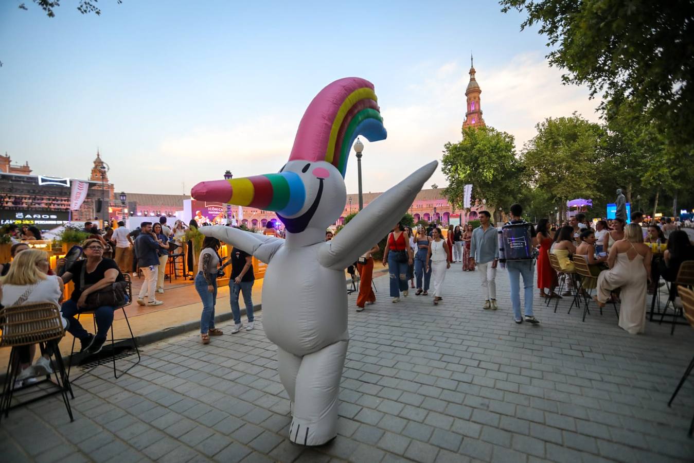 Ambiente previo al concierto de Los Caños